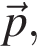  \vecp,