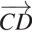 \overrightarrowCD